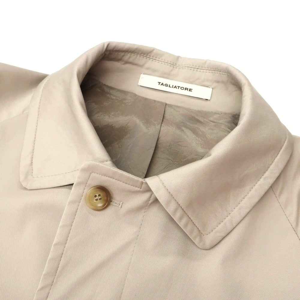 【中古】タリアトーレ TAGLIATORE SALOMON/S ST ストレッチ コットン ステンカラーコート ピンクグレージュ系【サイズ44】【 状態ランクB 】【 メンズ 】