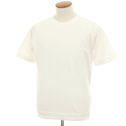 【中古】ブリッラ ペル イル グスト Brilla per il gusto コットン スウェット クルーネック 半袖Ｔシャツ ホワイト【サイズM】【 状態ランクB 】【 メンズ 】