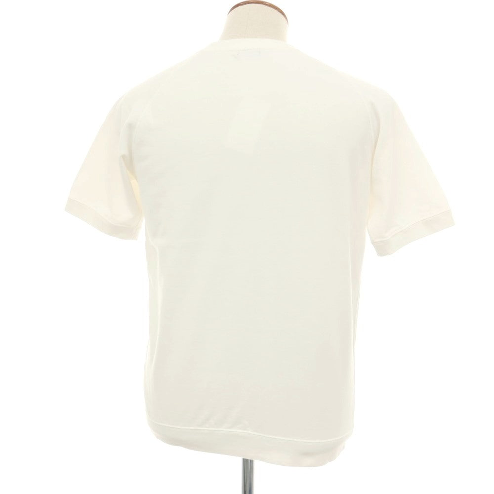 【中古】ブリッラ ペル イル グスト Brilla per il gusto コットン スウェット クルーネック 半袖Ｔシャツ ホワイト【サイズM】【 状態ランクB 】【 メンズ 】