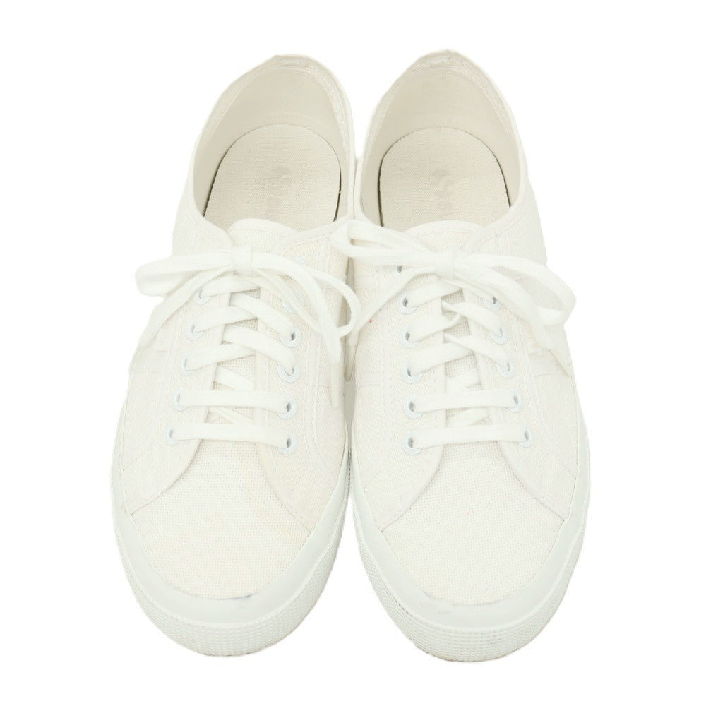 【中古】スペルガ SUPERGA キャンバス スニーカー ホワイト【サイズ41】【 状態ランクC 】【 メンズ 】