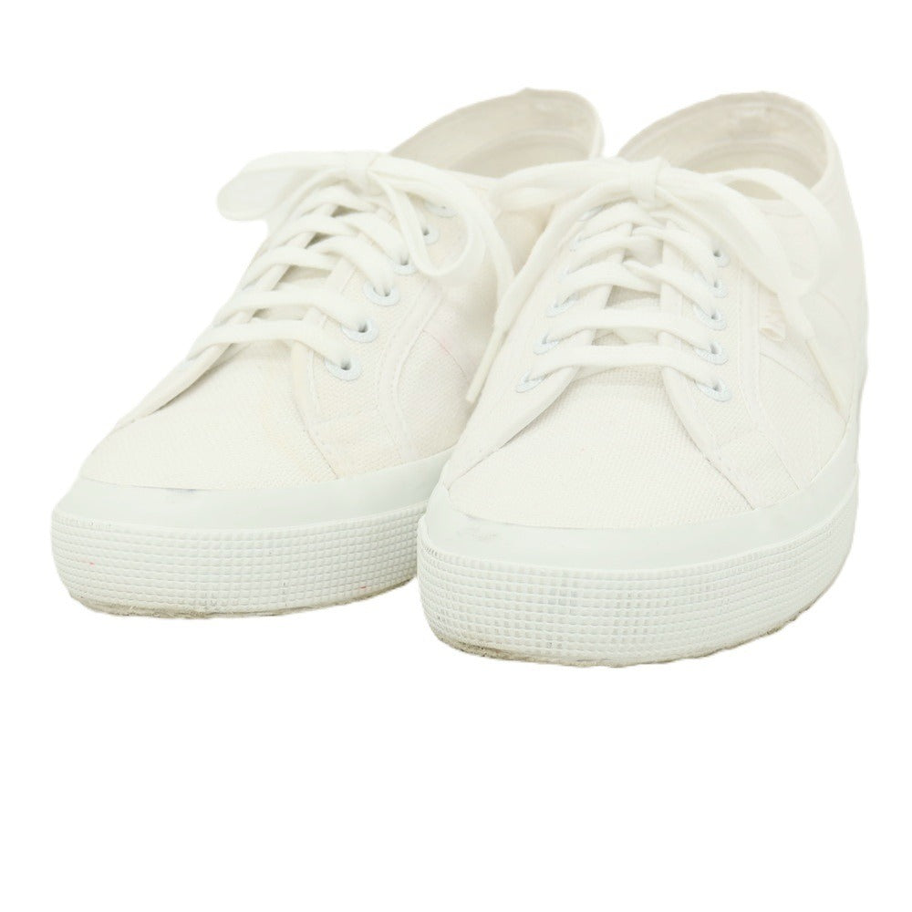 【中古】スペルガ SUPERGA キャンバス スニーカー ホワイト【サイズ41】【 状態ランクC 】【 メンズ 】