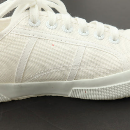 【中古】スペルガ SUPERGA キャンバス スニーカー ホワイト【サイズ41】【 状態ランクC 】【 メンズ 】