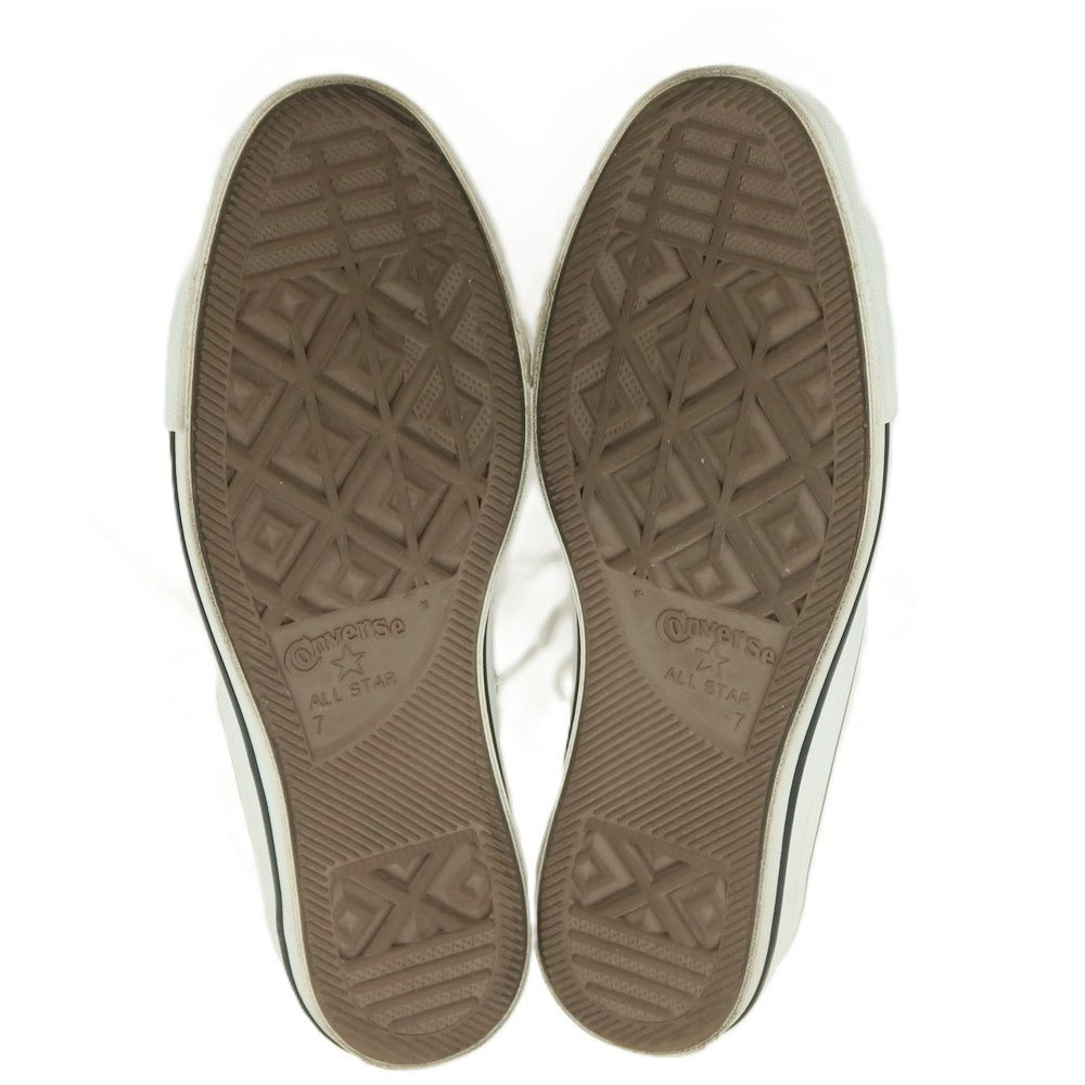 【中古】コンバース CONVERSE キャンバス スニーカー ホワイト【サイズ25.5】【 状態ランクB 】【 メンズ 】