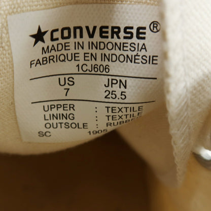 【中古】コンバース CONVERSE キャンバス スニーカー ホワイト【サイズ25.5】【 状態ランクB 】【 メンズ 】