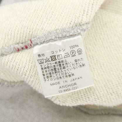【中古】ブローシュア BROCHURE × NEVVER コットン クルーネック スウェット グレー【サイズXL】【 状態ランクB 】【 メンズ 】