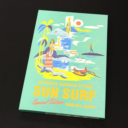 【中古】サンサーフ SUN SURF 2026年春夏 THE SPACE SHIP オープンカラー 半袖シャツ アロハシャツ ネイビー系【サイズL】【 状態ランクA 】【 メンズ 】