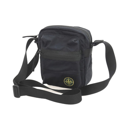【中古】ストーンアイランド STONE ISLAND コットン ショルダーバッグ ブラック【 状態ランクB 】【 メンズ 】