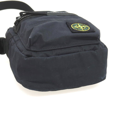 【中古】ストーンアイランド STONE ISLAND コットン ショルダーバッグ ブラック【 状態ランクB 】【 メンズ 】