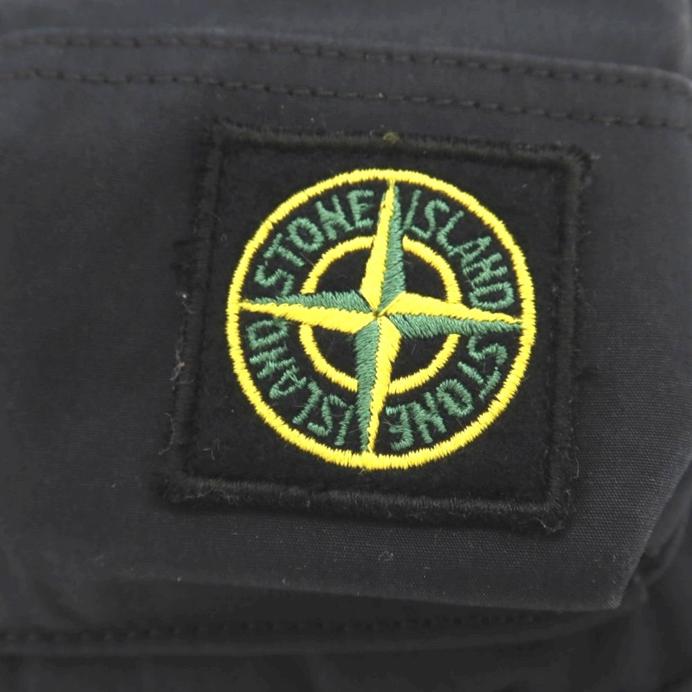 【中古】ストーンアイランド STONE ISLAND コットン ショルダーバッグ ブラック【 状態ランクB 】【 メンズ 】