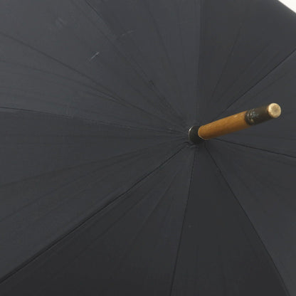 【中古】フォックス アンブレラズ FOX UMBRELLAS ワンギーハンドル 長傘 ブラック【 状態ランクC 】【 メンズ 】