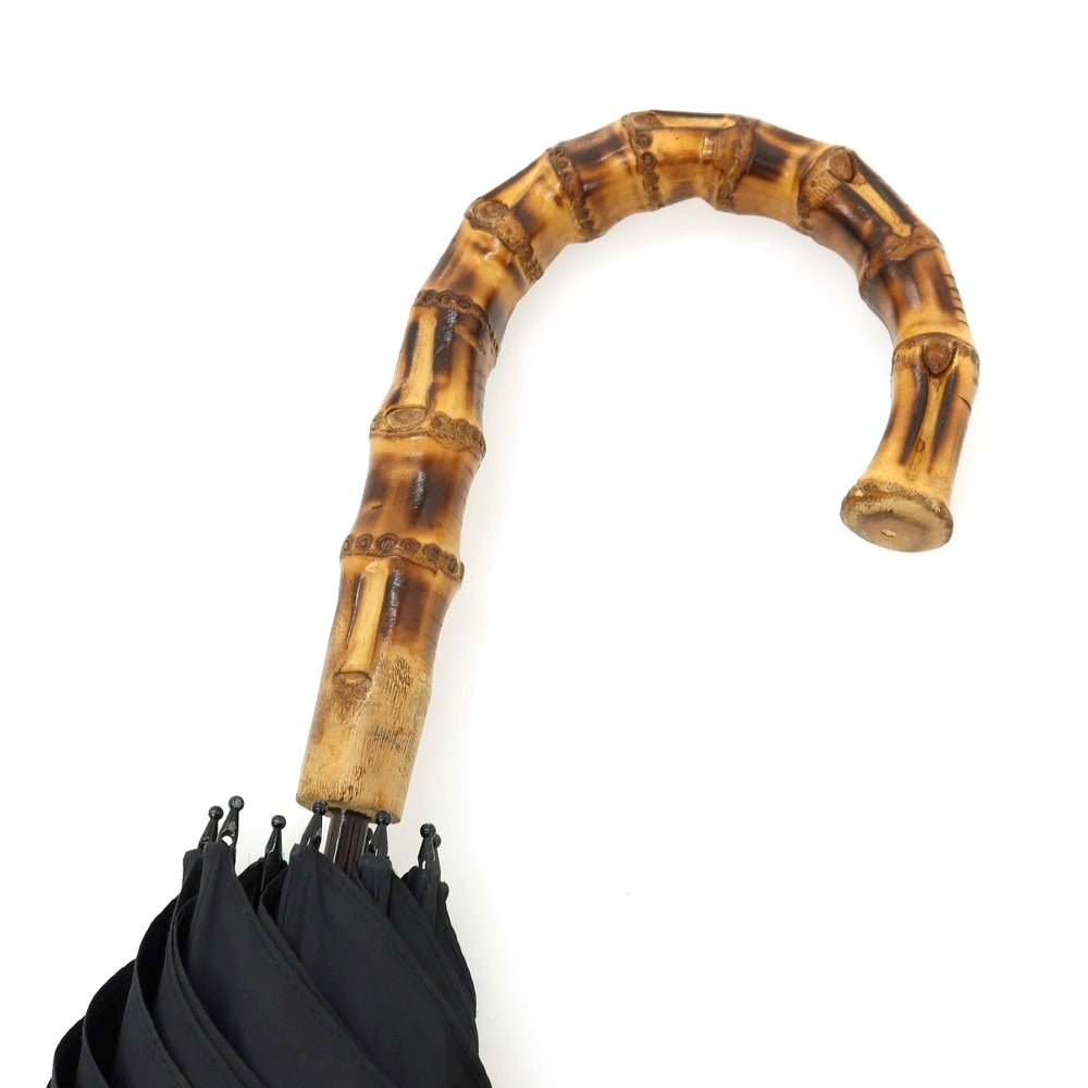 【中古】フォックス アンブレラズ FOX UMBRELLAS ワンギーハンドル 長傘 ブラック【 状態ランクC 】【 メンズ 】