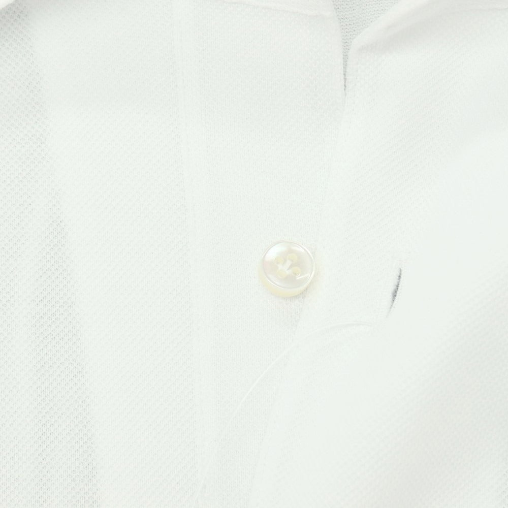 【中古】ミナミ シャツ MINAMI SHIRTS BESPOKE（フルオーダー） コットン 長袖ポロシャツ ホワイト【サイズ表記なし（M位）】【 状態ランクA 】【 メンズ 】