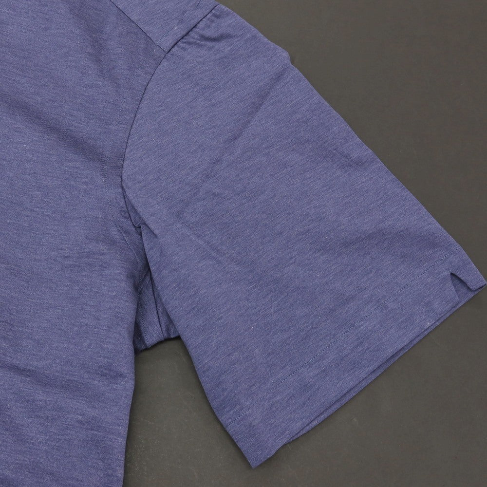 【中古】ミナミ シャツ MINAMI SHIRTS BESPOKE（フルオーダー） コットン 半袖ポロシャツ パープルブルー【サイズ表記なし（M位）】【 状態ランクA 】【 メンズ 】