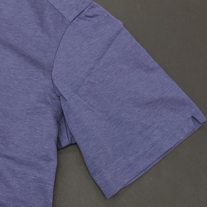 【中古】ミナミ シャツ MINAMI SHIRTS BESPOKE（フルオーダー） コットン 半袖ポロシャツ パープルブルー【サイズ表記なし（M位）】【 状態ランクA 】【 メンズ 】
