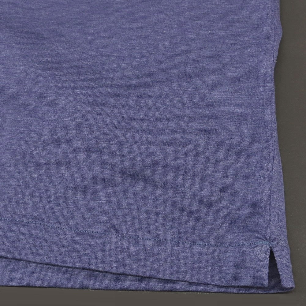 【中古】ミナミ シャツ MINAMI SHIRTS BESPOKE（フルオーダー） コットン 半袖ポロシャツ パープルブルー【サイズ表記なし（M位）】【 状態ランクA 】【 メンズ 】
