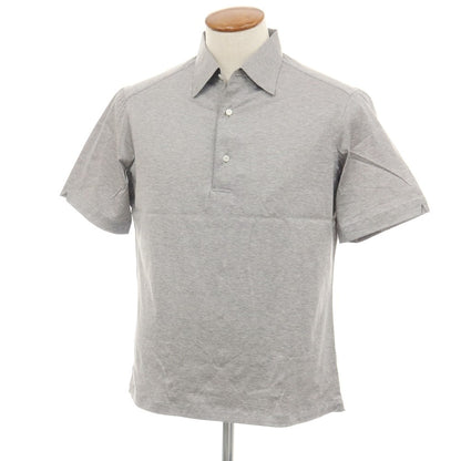 【中古】ミナミ シャツ MINAMI SHIRTS BESPOKE（フルオーダー） コットン 半袖ポロシャツ グレー【サイズ表記なし（M位）】【 状態ランクA 】【 メンズ 】