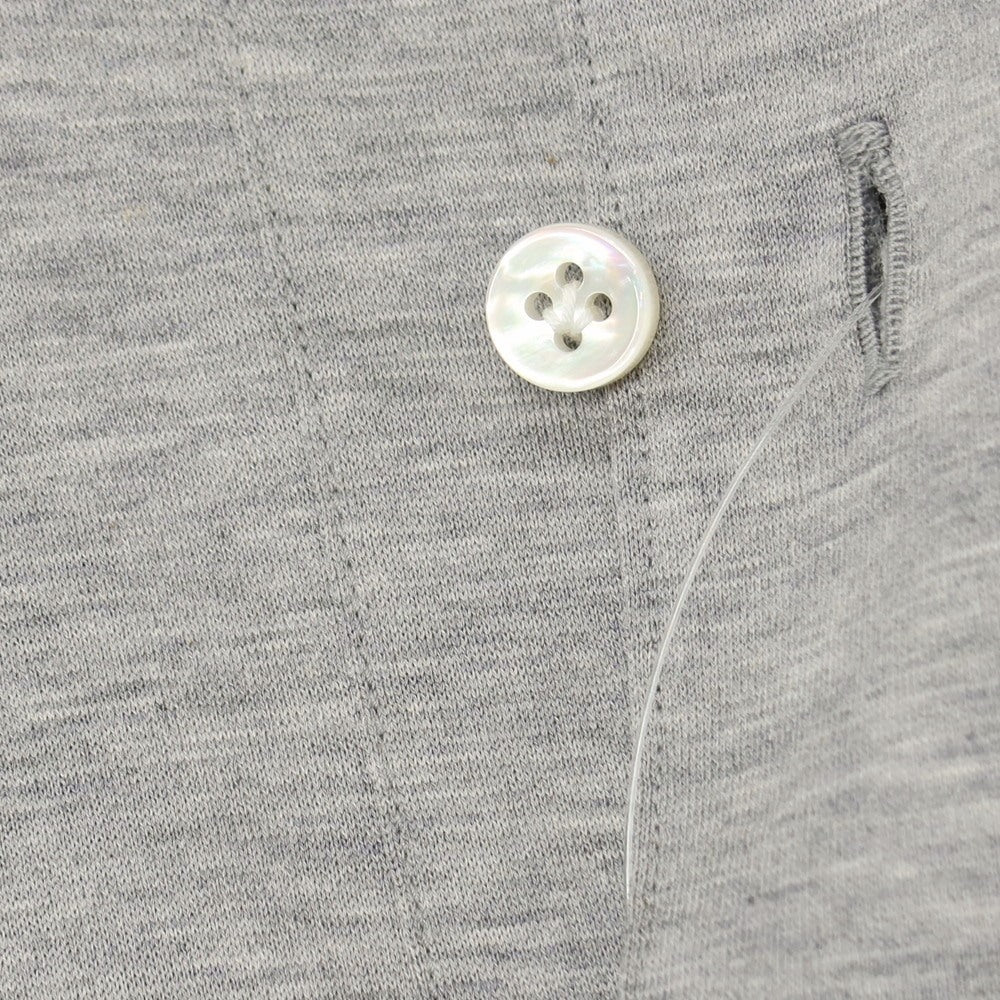 【中古】ミナミ シャツ MINAMI SHIRTS BESPOKE（フルオーダー） コットン 半袖ポロシャツ グレー【サイズ表記なし（M位）】【 状態ランクA 】【 メンズ 】
