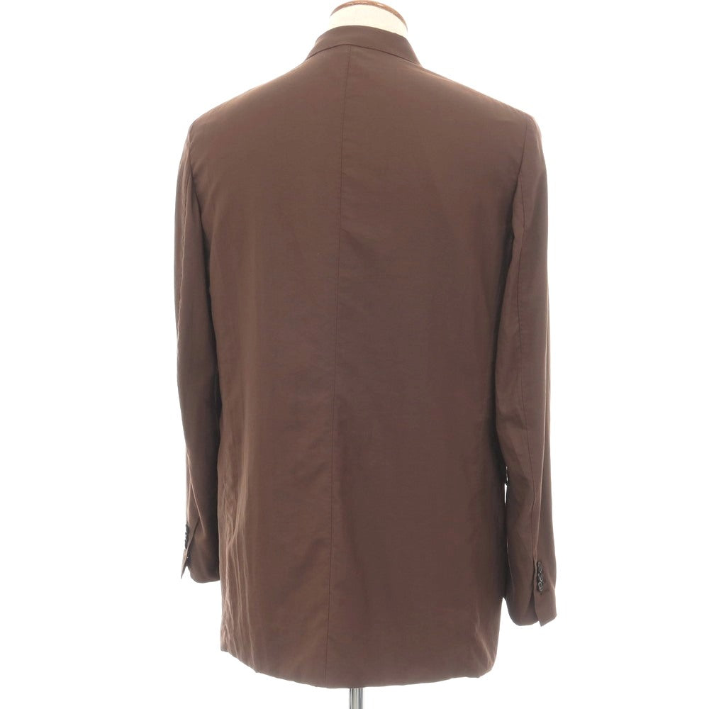 【中古】エーエムシー AMC ブライアンテクノ ナイロン ダブル6B カジュアルジャケット ブラウン【サイズ46】【 状態ランクA 】【 メンズ 】