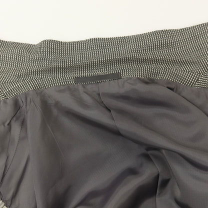 【中古】エルメネジルドゼニア Ermenegildo Zegna ウール 2B テーラードジャケット ブラックxホワイト【サイズ48 R】【 状態ランクC 】【 メンズ 】