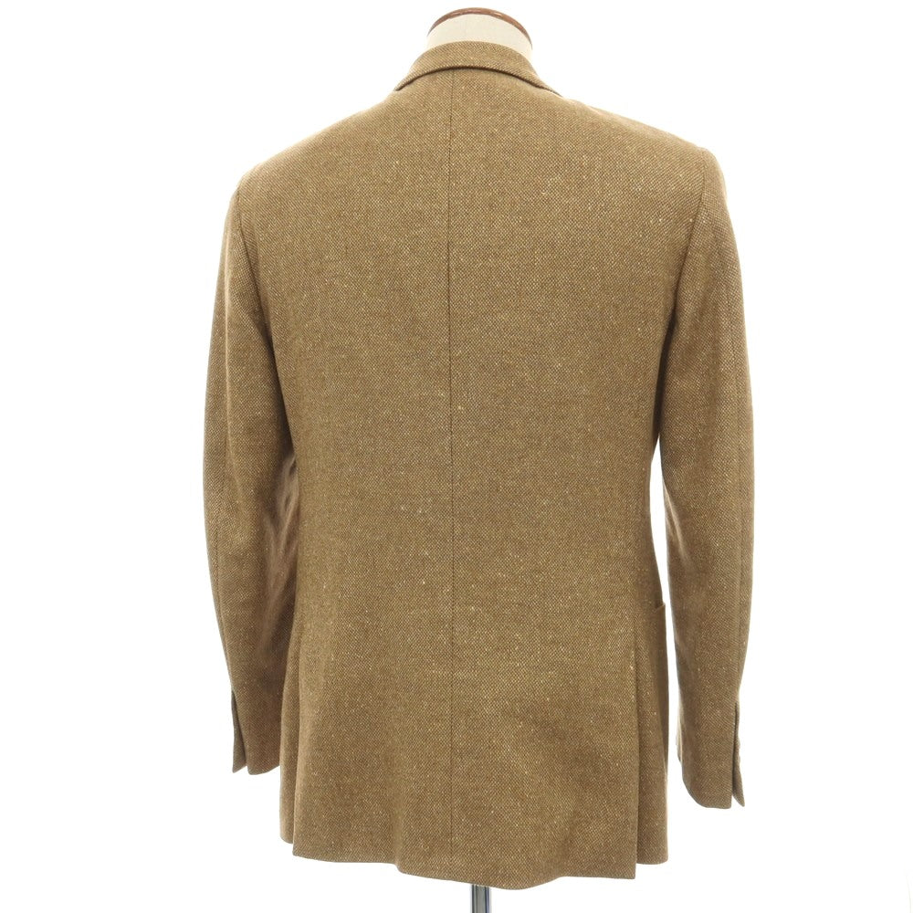 【中古】コルネリアーニ CORNELIANI ウールカシミヤシルク 3B テーラードジャケット ベージュ【サイズ46】【 状態ランクC 】【 メンズ 】