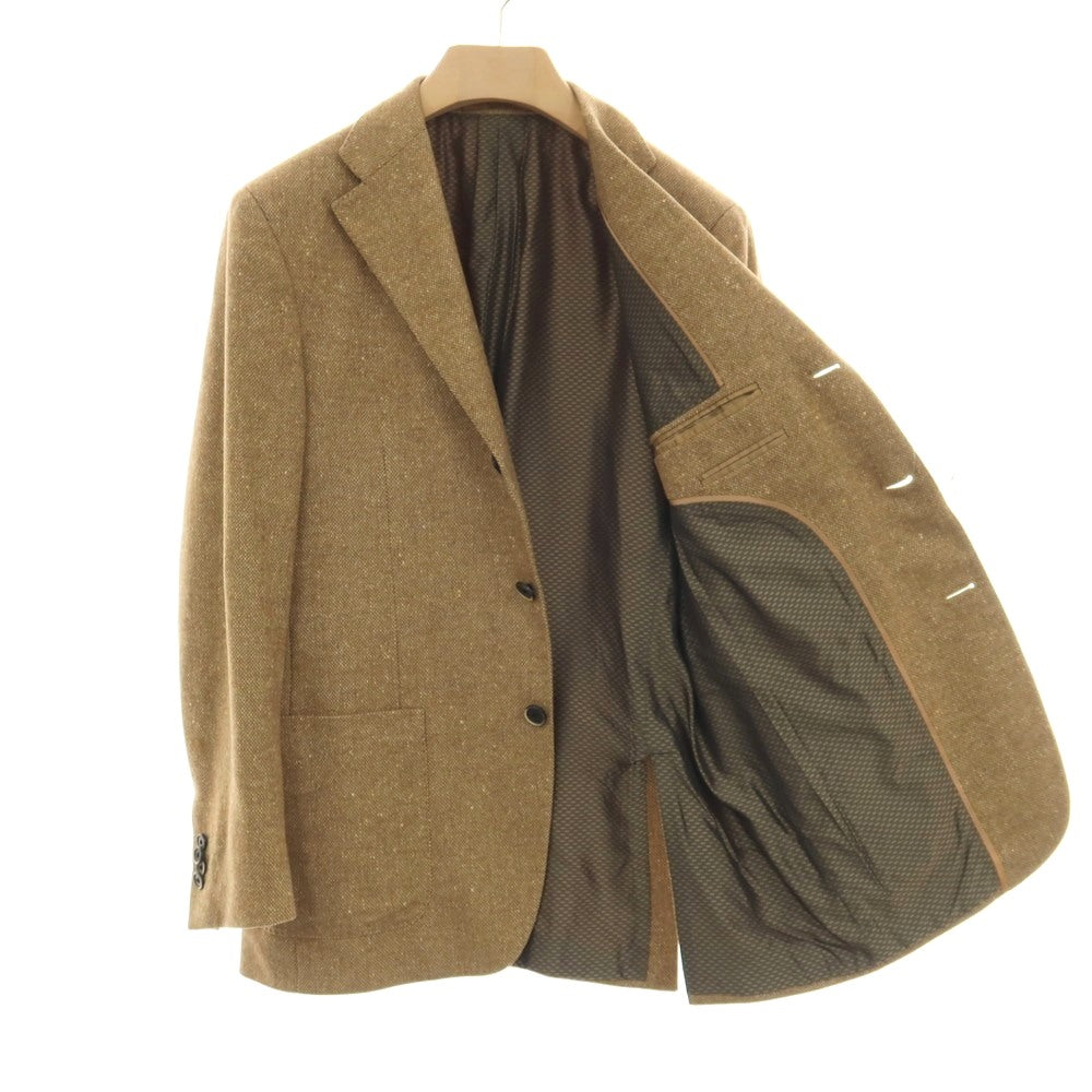 【中古】コルネリアーニ CORNELIANI ウールカシミヤシルク 3B テーラードジャケット ベージュ【サイズ46】【 状態ランクC 】【 メンズ 】