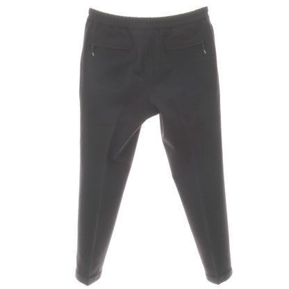 【中古】トゥモローランド TOMORROWLAND アクリルナイロンレーヨン ジャージー イージー カジュアルスラックスパンツ ブラック【サイズM】【 状態ランクB 】【 メンズ 】