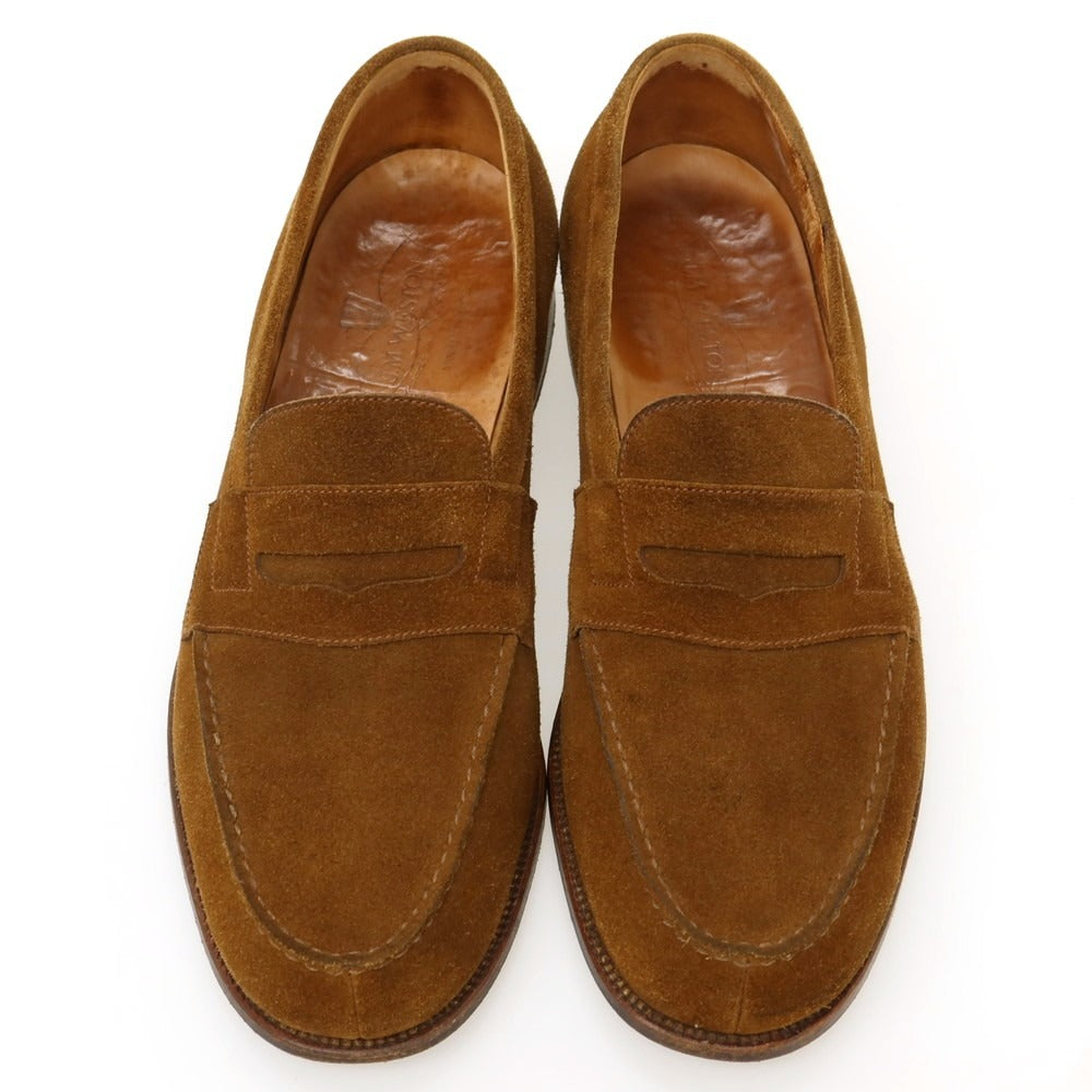 【中古】ジェイエムウエストン J.M WESTON スエード ローファー ブラウン【サイズ7 1/2 C】【 状態ランクC 】【 メンズ 】