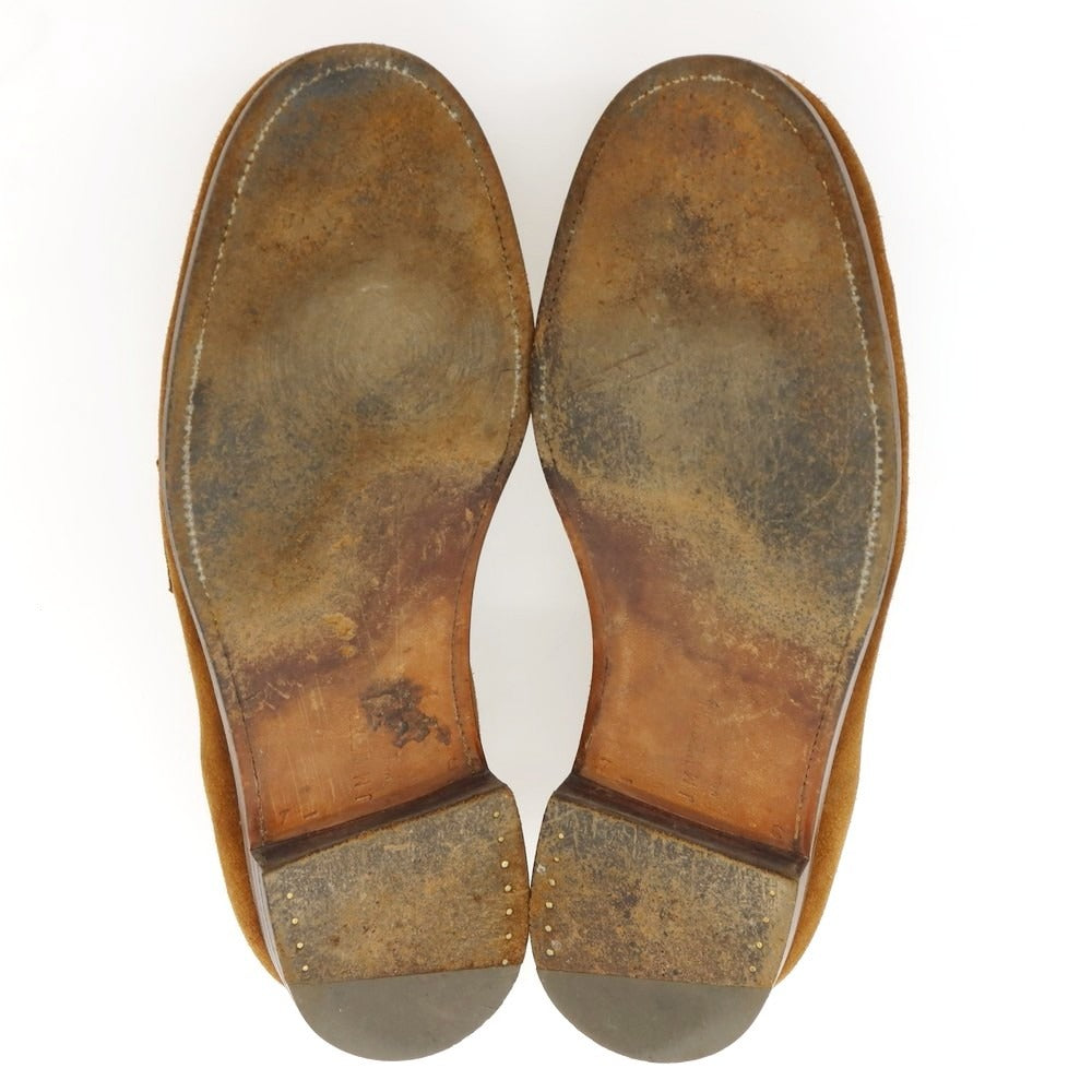 【中古】ジェイエムウエストン J.M WESTON スエード ローファー ブラウン【サイズ7 1/2 C】【 状態ランクC 】【 メンズ 】