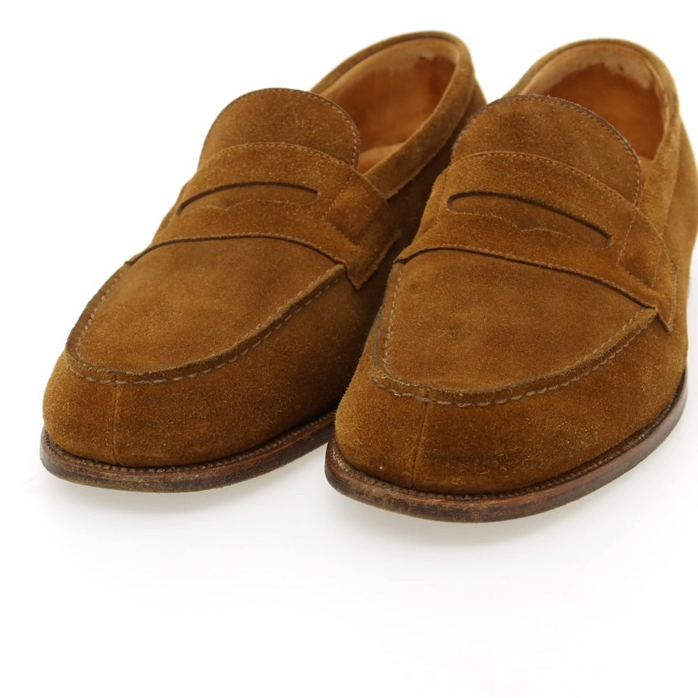 【中古】ジェイエムウエストン J.M WESTON スエード ローファー ブラウン【サイズ7 1/2 C】【 状態ランクC 】【 メンズ 】