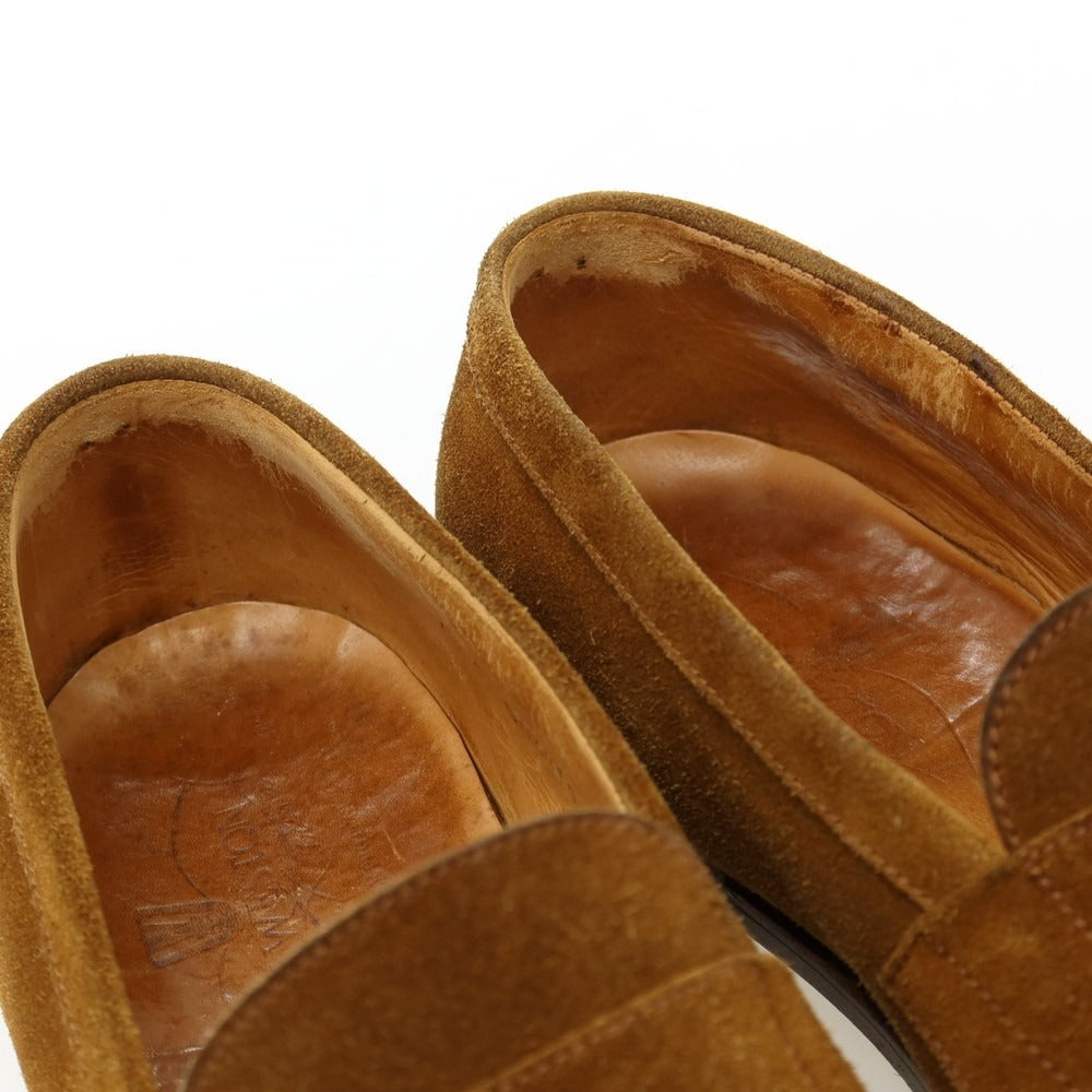 【中古】ジェイエムウエストン J.M WESTON スエード ローファー ブラウン【サイズ7 1/2 C】【 状態ランクC 】【 メンズ 】