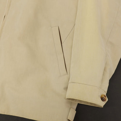 【中古】ロロピアーナ Loro Piana コットンナイロン 2WAY スイングトップ ベージュ【サイズM】【 状態ランクD 】【 メンズ 】