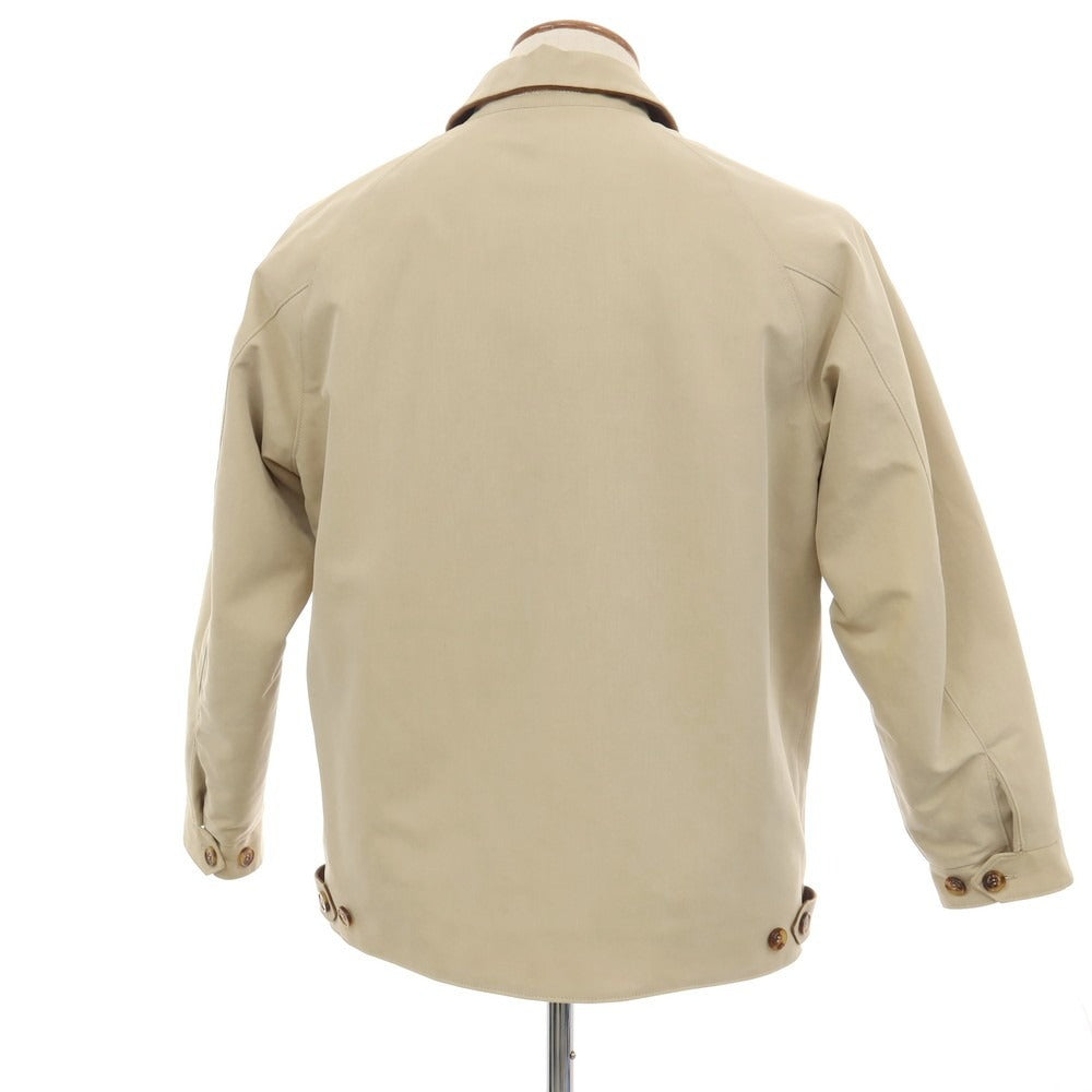 【中古】ロロピアーナ Loro Piana コットンナイロン 2WAY スイングトップ ベージュ【サイズM】【 状態ランクD 】【 メンズ 】