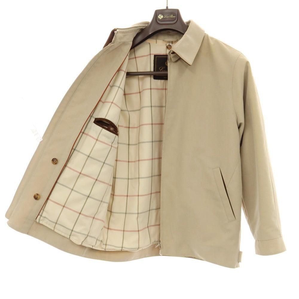 【中古】ロロピアーナ Loro Piana コットンナイロン 2WAY スイングトップ ベージュ【サイズM】【 状態ランクD 】【 メンズ 】
