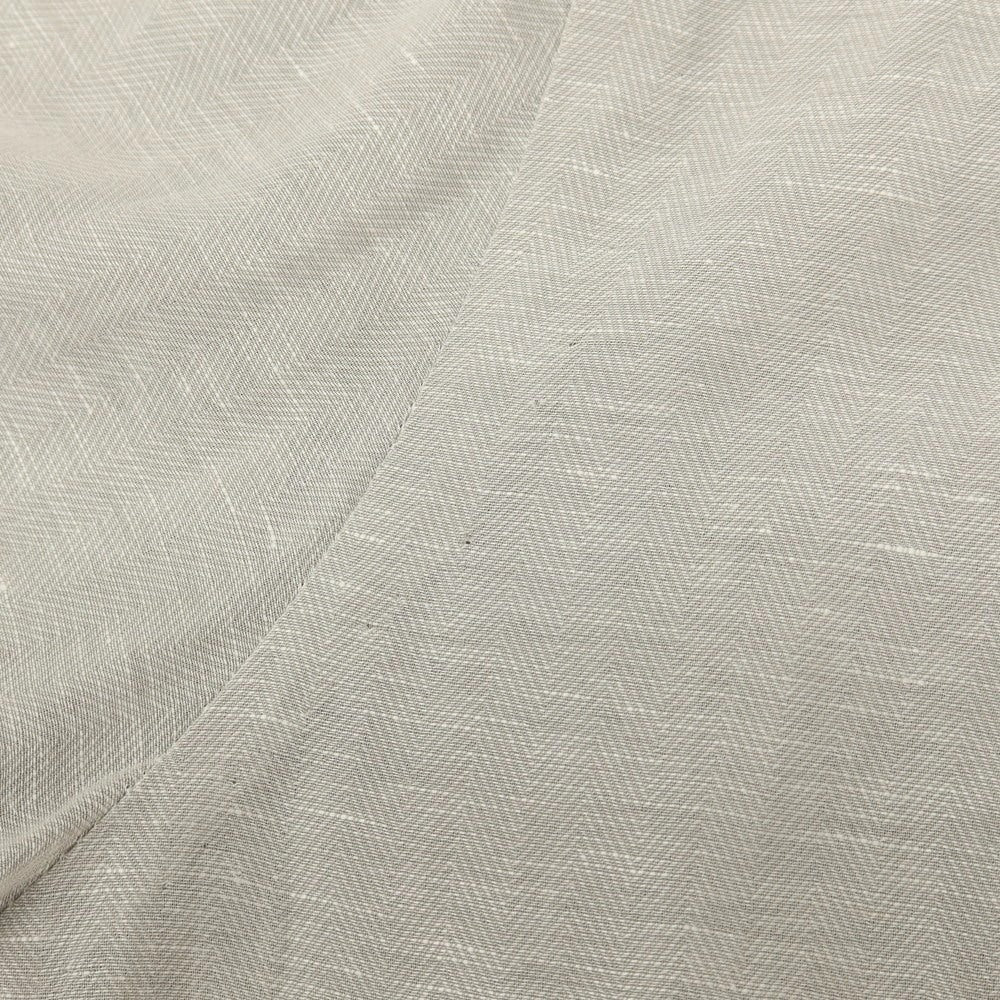【中古】バルバ BARBA BARNEYS NEW YORK別注 コットンリネン ヘリンボーン レギュラーカラー ドレスシャツ ライトグレー系【サイズ40】【 状態ランクC 】【 メンズ 】