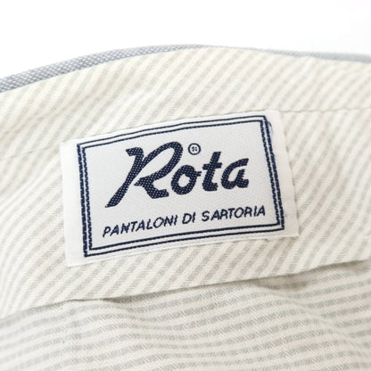 【中古】ロータ ROTA リネンコットン カジュアルスラックスパンツ ライトブルーグレー【サイズ50】【 状態ランクC 】【 メンズ 】