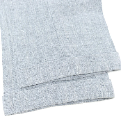 【中古】キートン Kiton リネン ヘリンボーン カジュアルスラックスパンツ ライトブルー【サイズ46】【 状態ランクC 】【 メンズ 】