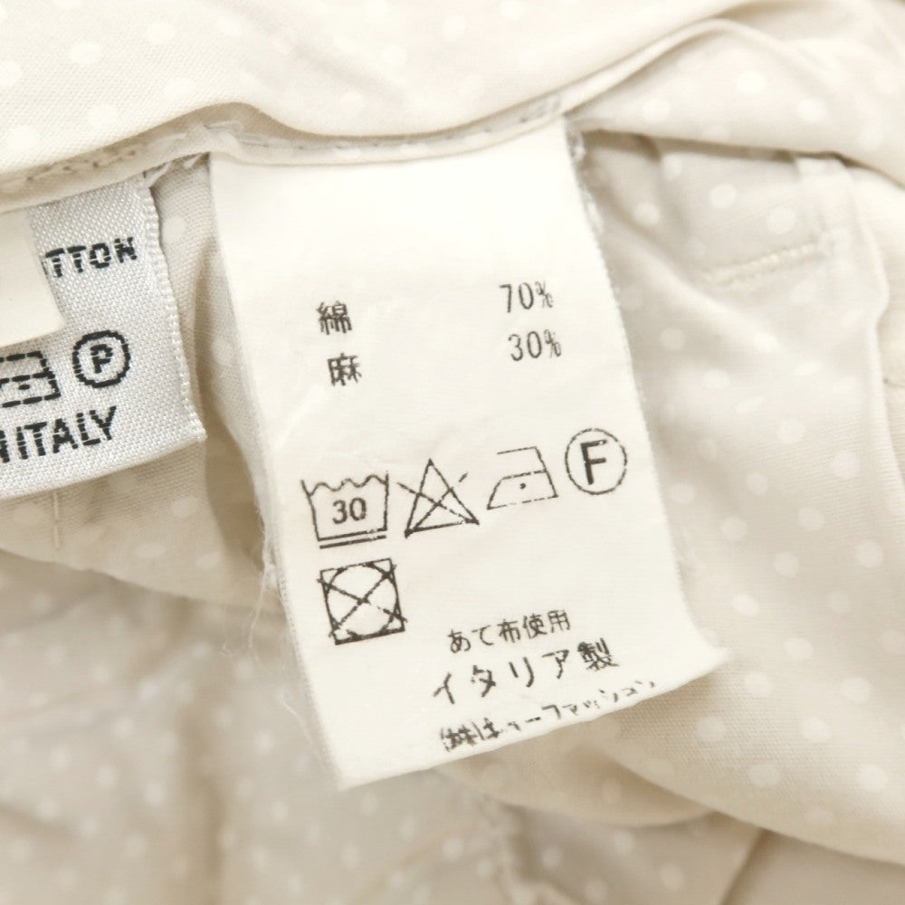 【中古】ロータスポーツ ROTA SPORTS コットンリネン カジュアルスラックスパンツ オフホワイト【サイズ50】【 状態ランクC 】【 メンズ 】