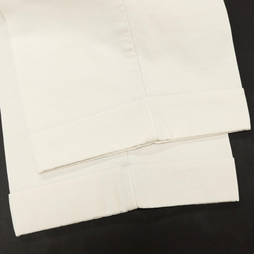 【中古】ロータスポーツ ROTA SPORTS コットンリネン カジュアルスラックスパンツ オフホワイト【サイズ50】【 状態ランクC 】【 メンズ 】