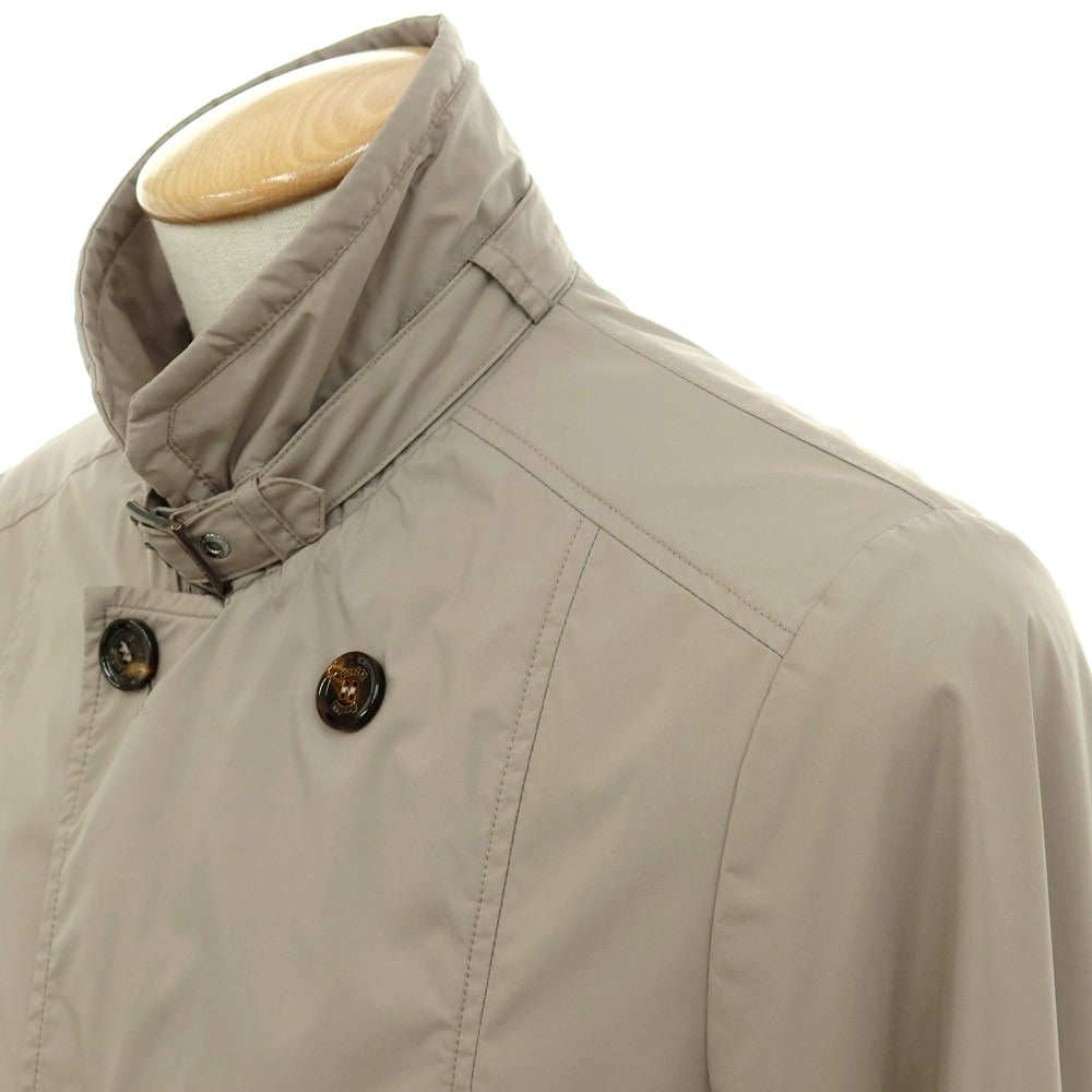 【中古】ムーレー MOORER ACQUA ポリエステル ブルゾン グレージュ【サイズ44】【 状態ランクC 】【 メンズ 】