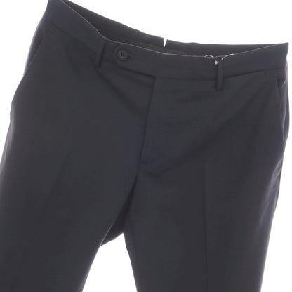 【中古】インコテックス スローウェア INCOTEX SLOWEAR ストレッチ ポリエステルウール ドレススラックスパンツ ネイビー【サイズ46】【 状態ランクB 】【 メンズ 】