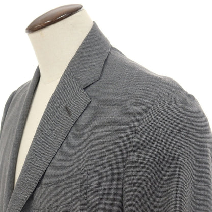 【中古】ラルディーニ LARDINI easywear ストレッチ ポリエステルウール 3つボタンスーツ セットアップ グレー【サイズ52】【 状態ランクB 】【 メンズ 】