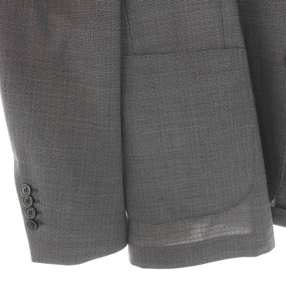 【中古】ラルディーニ LARDINI easywear ストレッチ ポリエステルウール 3つボタンスーツ セットアップ グレー【サイズ52】【 状態ランクB 】【 メンズ 】