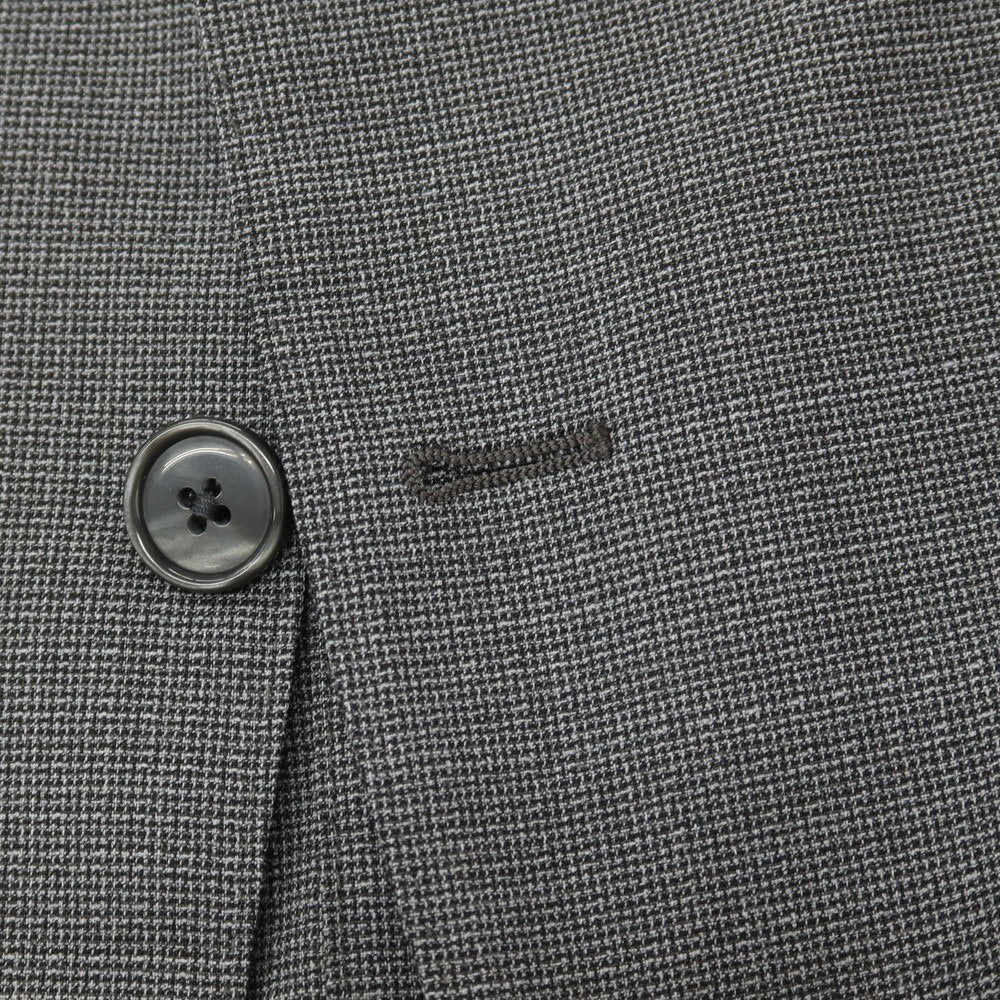 【中古】ラルディーニ LARDINI easywear ストレッチ ポリエステルウール 3つボタンスーツ セットアップ グレー【サイズ52】【 状態ランクB 】【 メンズ 】