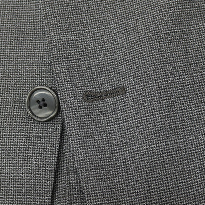 【中古】ラルディーニ LARDINI easywear ストレッチ ポリエステルウール 3つボタンスーツ セットアップ グレー【サイズ52】【 状態ランクB 】【 メンズ 】