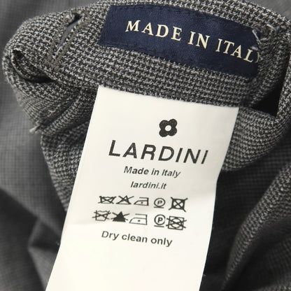 【中古】ラルディーニ LARDINI easywear ストレッチ ポリエステルウール 3つボタンスーツ セットアップ グレー【サイズ52】【 状態ランクB 】【 メンズ 】