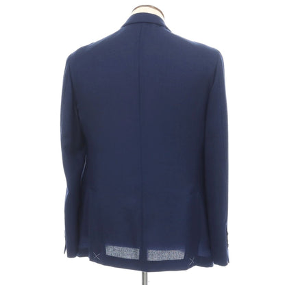 【中古】ガブリエレ パジーニ Gabriele Pasini カシミヤシルク 3B テーラードジャケット ライトネイビー【サイズ52】【 状態ランクB 】【 メンズ 】