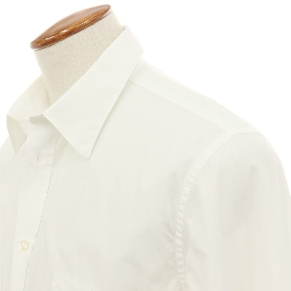 【中古】ジバンシィ GIVENCHY コットン MAD LOVE プリント レギュラーカラー カジュアルシャツ ホワイト【サイズ40】【 状態ランクC 】【 メンズ 】