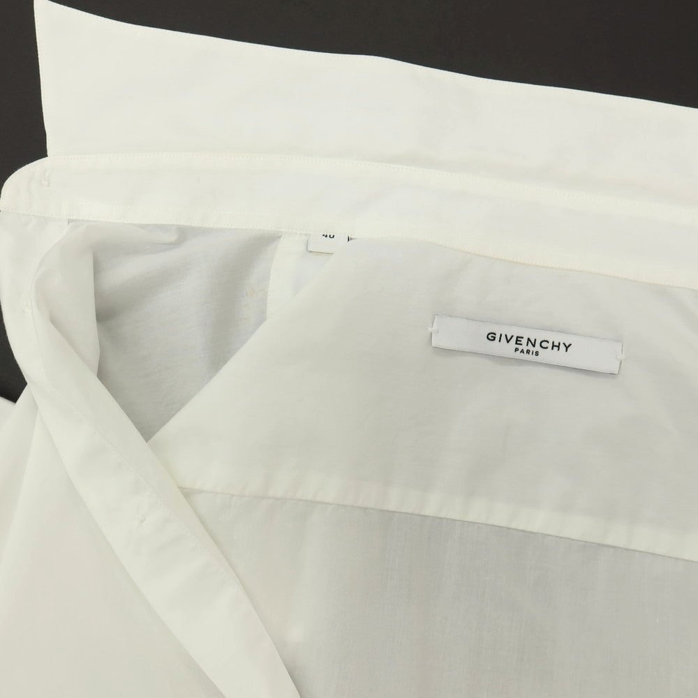 【中古】ジバンシィ GIVENCHY コットン MAD LOVE プリント レギュラーカラー カジュアルシャツ ホワイト【サイズ40】【 状態ランクC 】【 メンズ 】