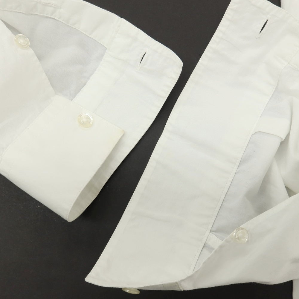 【中古】ジバンシィ GIVENCHY コットン MAD LOVE プリント レギュラーカラー カジュアルシャツ ホワイト【サイズ40】【 状態ランクC 】【 メンズ 】