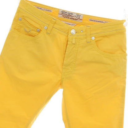 【中古】ヤコブコーエン JACOB COHEN PW622 COMF ストレッチ コットン 5ポケットパンツ イエロー【サイズ32】【 状態ランクC 】【 メンズ 】